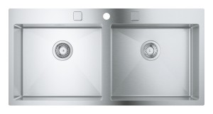 Grohe K800 podwójny zlewozmywak 102,4 x 51 cm ze stali szlachetnej 31585SD1