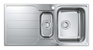 Grohe K500 zlewozmywak 1,5 komorowy 100 x 50 cm stal szlachetna 31572SD1