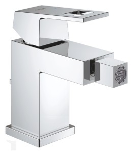 Grohe Eurocube Jednouchwytowa bateria bidetowa S z cięgłem chrom 23138000
