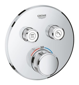 Grohe Grohtherm SmartControl bateria podtynkowa 29119DC0 stal nierdzewna