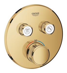 Grohe Grohtherm SmartControl bateria termostatyczna 2 wyjścia cool sunrise 29119GL0