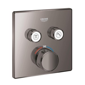 Grohe Grohtherm SmartControl bateria termostat 2 wyjścia hard graphite 29124A00