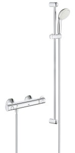 Grohe Grohtherm 800 bateria prysznicowa termostat + zestaw chrom 34566001