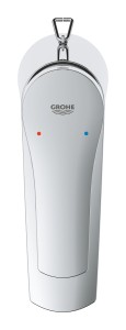 Grohe Bateria umywalkowa S, SilkMove 28 mm, StarLight chrom, EcoJoy 5,7 l/min, Zero, FastFixation 23965003