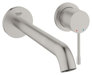Grohe Essence bateria umywalkowa podtynkowa 2-otw. L steel 19967DC1