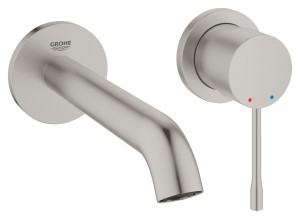 Grohe Essence bateria umywalkowa podtynkowa 2-otw. M steel 19408DC1