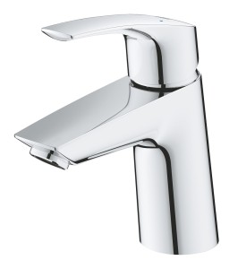 Grohe Bateria umywalkowa S, SilkMove 28 mm, StarLight chrom, EcoJoy 5,7 l/min, Zero, FastFixation 23966003