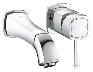 Grohe 2-otworowa bateria umywalkowa