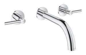 Grohe Trzyotworowa bateria umywalkowa DN 15