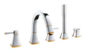 Grohe Grandera 5-otworowa bateria wannowa 29415IG0