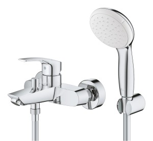 Grohe bateria wannowa jednouchwytowa, SilkMove 35 mm, StarLight 33300003