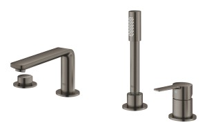 Grohe Lineare 4-otworowa bateria wannowa, brushed hard graphite 19577AL1