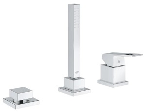 Grohe Eurocube bateria wannowa 3-otw. chrom 19966000