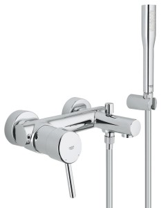 Grohe Concetto bateria wannowa z zestawem prysznicowym set chrom 32212001