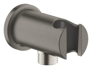 Grohe Rainshower Przyłącze kątowe z uchwytem brushed hard graphite 26658AL0