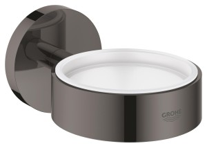 Grohe Essentials uchwyt do mydelniczki, szklanki hard grafit 40369A01