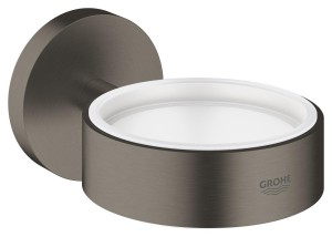 Grohe Essentials uchwyt do mydelniczki, szklanki hard graphite 40369AL1