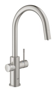 Grohe Blue Home bateria kuchenna filtruje i gazuje wodę 31541DC0