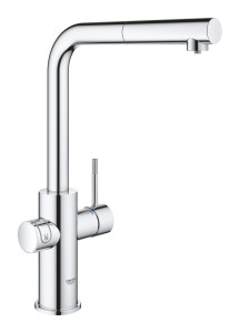 Grohe Blue Home bateria kuchenna filtrująca wodę z wyciąganą wylewką