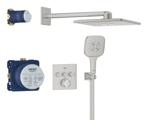 Grohe Grohtherm SmartControl zestaw prysznicowy Rainshower 310 Cube 34864DC0