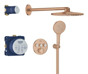 Grohe Podtynkowy zestaw prysznicowy z deszczownicą Rainshower SmartActive 310 34863DL0