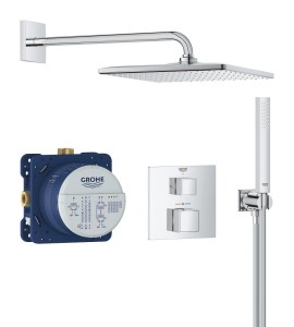 Grohe Precision Cube zestaw prysznicowy Vitalio Rain Mono 310 34879000