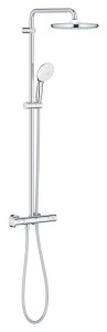 Grohe System prysznicowy z termostatem do montażu ściennego 26670001