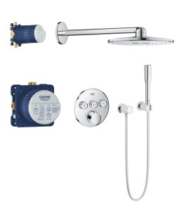 Grohe SmartControl zestaw prysznicowy z deszczownicą 31cm chrom 34709000