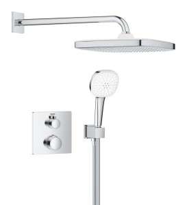Grohe Grohtherm zestaw prysznicowy Tempesta 250 Cube 1039950000