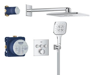 Grohe Podtynkowy zestaw prysznicowy z deszczownicą Rainshower SmartActive 310 Cube 34864000