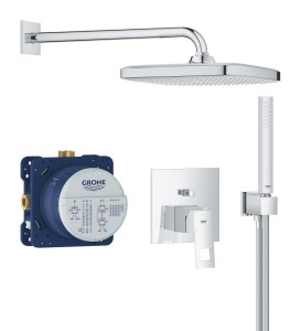 Grohe Podtynkowy zestaw prysznicowy z deszczownicą  Tempesta 250 Cube 25289000