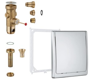 Grohe Rondo Ciśnieniowy automat spłukujący chrom 42901000