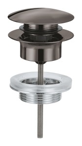 Grohe korek umywalkowy Zawór odpływowy, zamykany hard graphite 65807A00