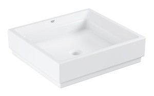 Grohe umywalka Cube Ceramic 50x47 + bateria Lineare podtynkowa L Chrom