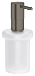 Grohe Essentials Cube dozownik /bez uchwytu/ brushed hard graphite 40394AL1
