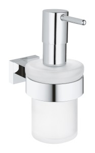 Grohe Essentials Cube Dozownik na mydło z uchwytem chrom 40756001