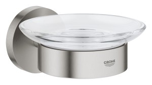 Grohe Essentials mydelniczka z uchwytem stal nierdzewna 40444DC1