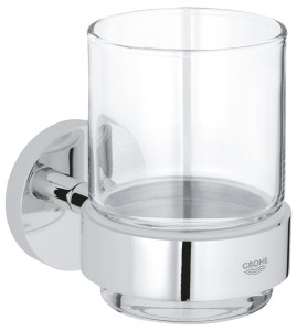 Grohe Essentials szklanka z uchwytem chrom 40447001
