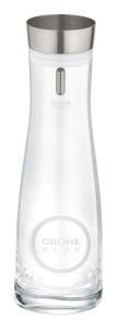 Grohe Blue Szklana karafka z korkiem chrom 40405001