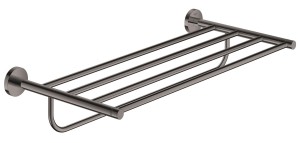 Grohe Essentials półka z wieszakiem na ręczniki hard graphite 40800A01