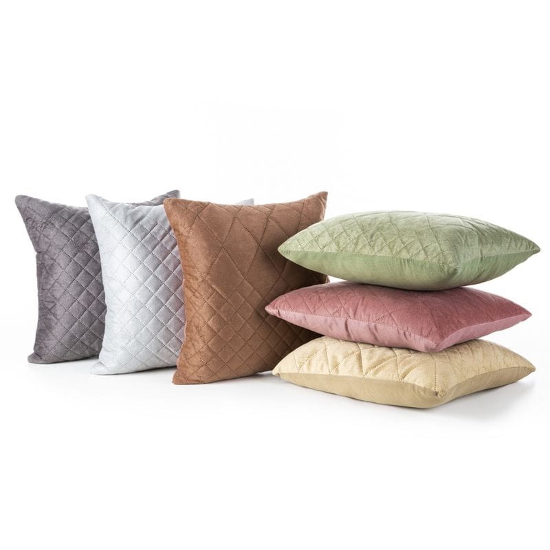 POSZEWKA WELUROWA VELVET PIKOWANA 40X40 CM RӯOWA