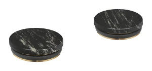 Grohe Atrio Wkładki do pokręteł Vanilla Noir Caesarstone 48457000