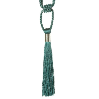 SZNUR DEKORACYJNY upinacz chwost 58 CM CIEMNOTURKUSOWY