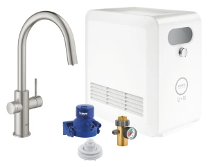 Grohe Blue Profesional bateria kuchenna 31325DC2 filtruje i gazuje wodę