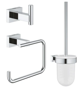 Grohe Essentials Cube zestaw akcesorii 3w1 set chrom 40757001