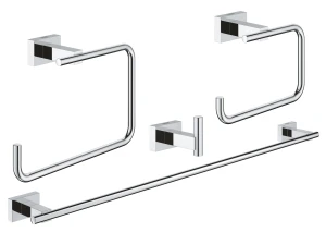 Grohe Essentials Cube zestaw akcesorii 4w1 set chrom 40778001