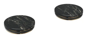 Grohe Atrio Wkładki do pokręteł Vanilla Noir Caesarstone 48461000