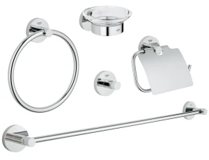 Grohe Essentials Zestaw akcesoriów łazienkowych 5w1 chrom 40344001