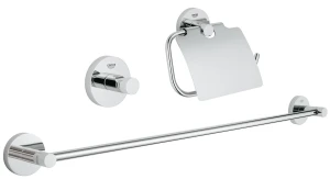 Grohe Essentials Zestaw akcesoriów łazienkowych 3w1 chrom 40775001