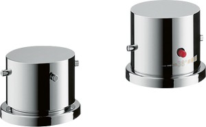 AXOR Starck 2-otworowa bateria termostatyczna na brzeg wanny Zero 10480000